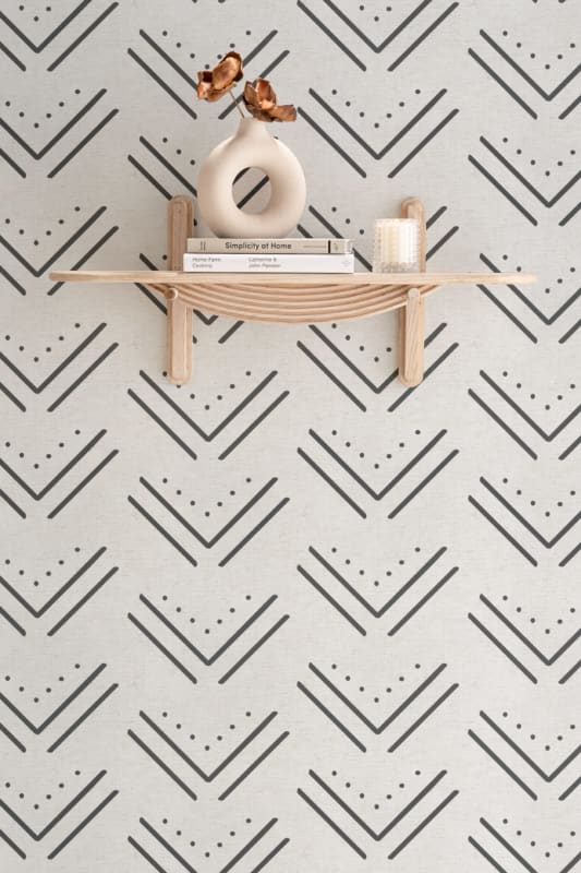 Hovia RP5045NE02W Arrowhead Grey - mural w plemienne strzały