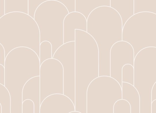 Hovia AD5037NE04W Hildegarde Pink - mural w łuki art deco