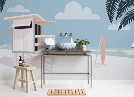 Hovia SS0005PA02W Venice - mural w morski motyw