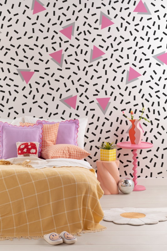 Hovia GE5064BU02W Apex Pink - mural w geometryczny wzór