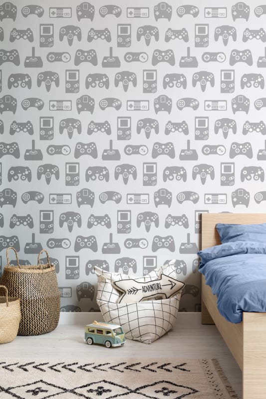 Hovia RP5062GE01W Console Light Grey - mural w motyw retro gier