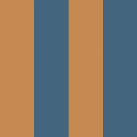 Dekornik DEKO.TAP.509 Stripes Intense Blue and Carmelle - tapeta w paski