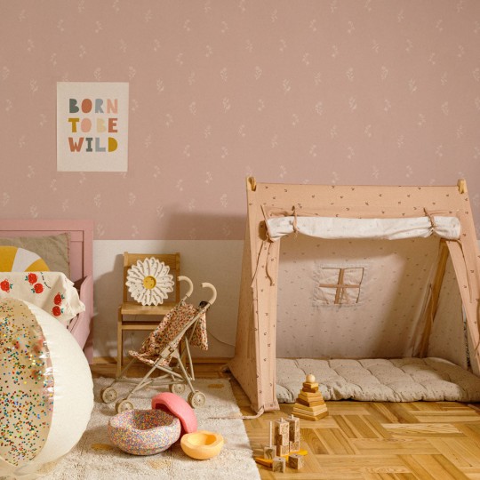 Dekornik DEKO.TAP.513 Pink Subtle Twigs - tapeta w kwiatki