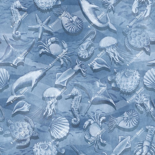 Inkiostro Bianco INKICIT2502 InKids Afloat - mural w morskie zwierzątka