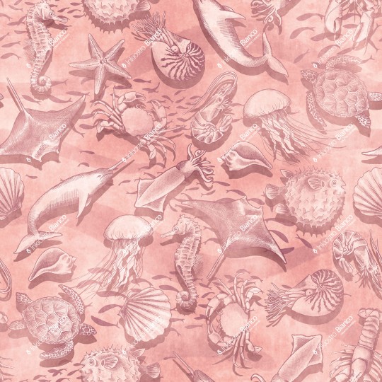 Inkiostro Bianco INKICIT2503 InKids Afloat - mural w morskie zwierzątka