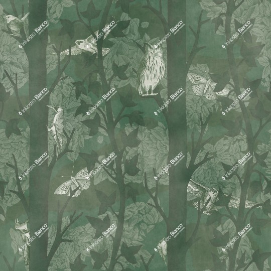 Inkiostro Bianco INKNCOO2502 InKids Grove - mural w leśny krajobraz