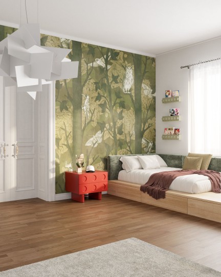 Inkiostro Bianco INKNCOO2502 InKids Grove - mural w leśny krajobraz