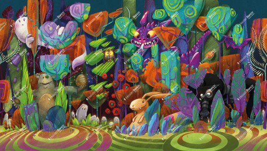 Inkiostro Bianco INKANNA2501 InKids Fantasy Tale - mural animowany