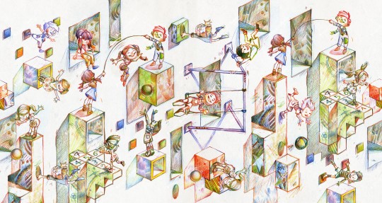 Inkiostro Bianco INKPKAA2501 InKids Party - mural dziecięcy