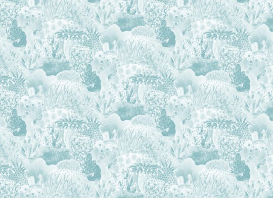 Hovia OC5004BU06R Anthozoa Blue - tapeta w rafę koralową