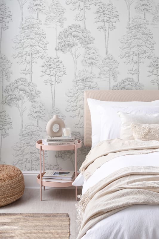 Hovia FO5006BW04R Eva - tapeta w szkice drzew