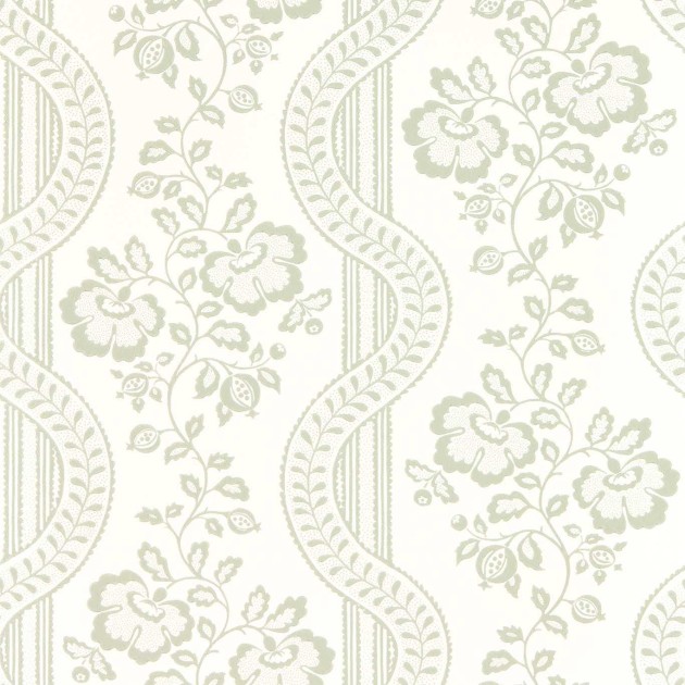 Sanderson 217428 Country Woodland Aubrey Lambs Ear - tapeta botaniczny szlak