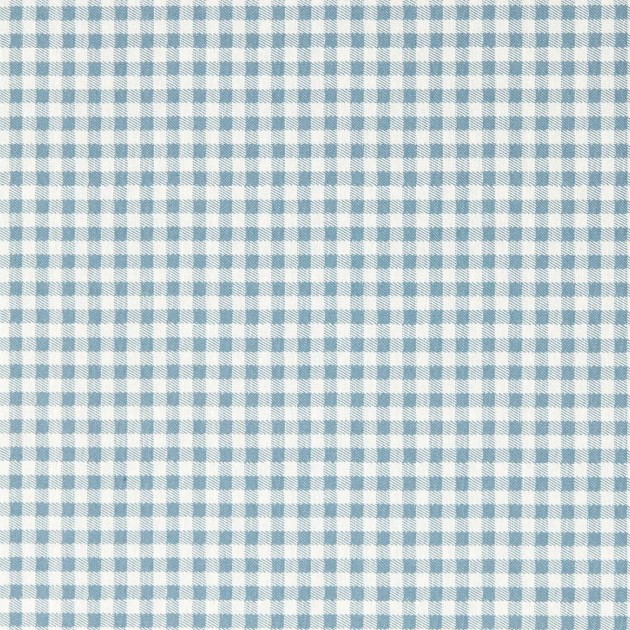 Sanderson 217432 Country Woodland Gingham Picnic Blue - tapeta w kratkę