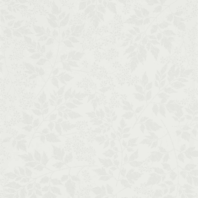 Sanderson 216373 Country Woodland Spring Leaves Dove - tapeta w liście