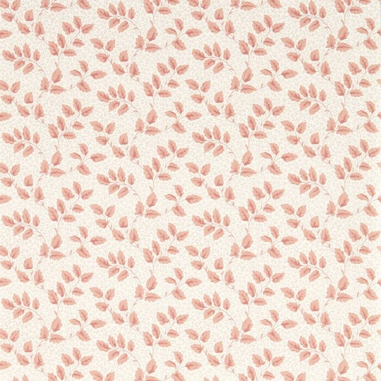 Sanderson 217420 Country Woodland Tomato Leaf Pink Clay - tapeta w liście