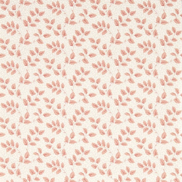 Sanderson 217420 Country Woodland Tomato Leaf Pink Clay - tapeta w liście