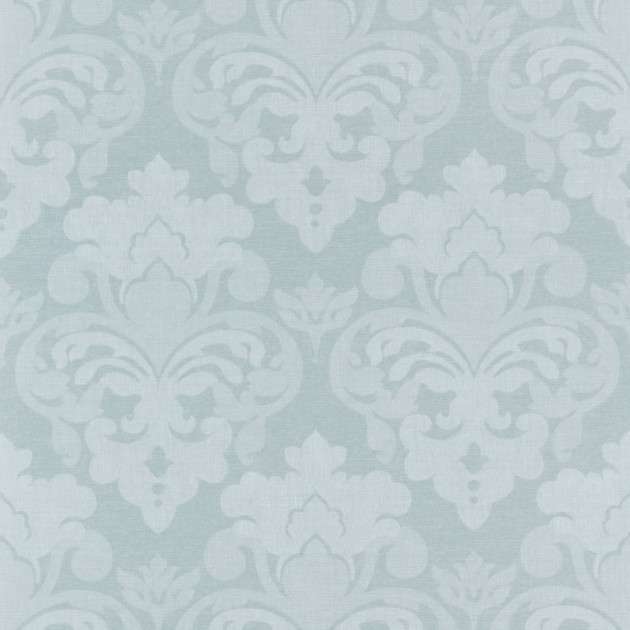 Anna French AT16120 Belvedere Darcey Damask Soft Blue - tapeta w roślinne ornamenty