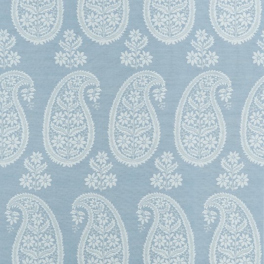 Anna French AT16108 Belvedere Campania Paisley Robin's Egg - tapeta imitująca tkaninę w motyw paisley