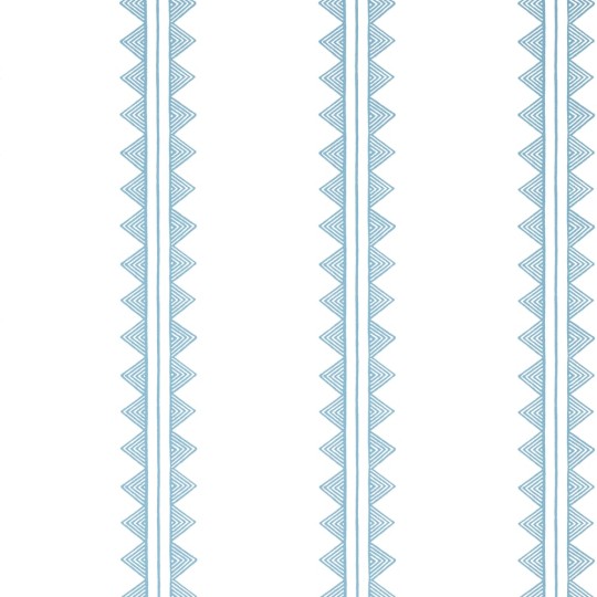 Thibaut T16228 Kismet Agave Stripe French Blue - tapeta w dekoracyjne paski