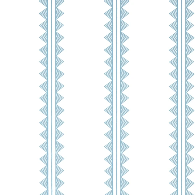 Thibaut T16228 Kismet Agave Stripe French Blue - tapeta w dekoracyjne paski