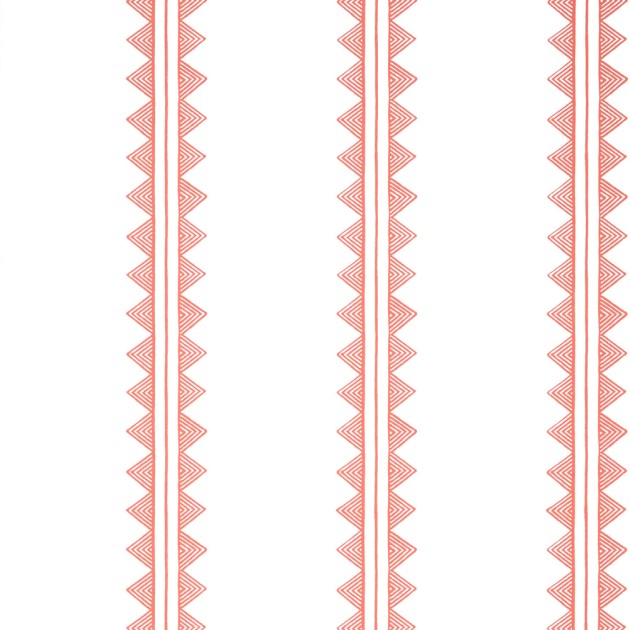 Thibaut T16231 Kismet Agave Stripe Coral - tapeta w dekoracyjne paski
