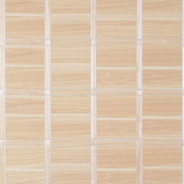 Thibaut T41002 Modern Resource 4 Wood Panel Natural and Metallic Silver - tapeta z forniru drewnianego