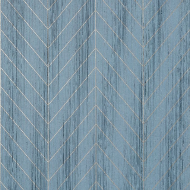 Thibaut T41009 Modern Resource 4 Land Bridge Mineral and Metallic Gold - tapeta strukturalna w jodełkę