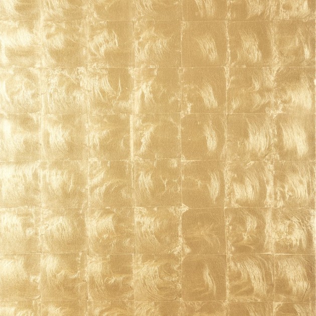 Thibaut T41011 Modern Resource 4 Metal Leaf Metallic Gold - tapeta w metaliczną kratkę