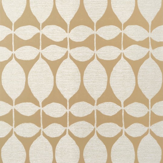 Thibaut T41045 Modern Resource 4 Lola Metallic Gold - tapeta w liście