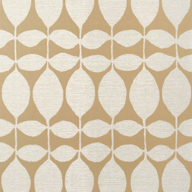 Thibaut T41045 Modern Resource 4 Lola Metallic Gold - tapeta w liście