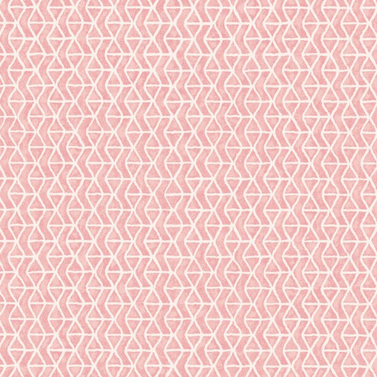 Thibaut T42001 Sojourn Stony Brook Blush - tapeta w geometryczny wzór