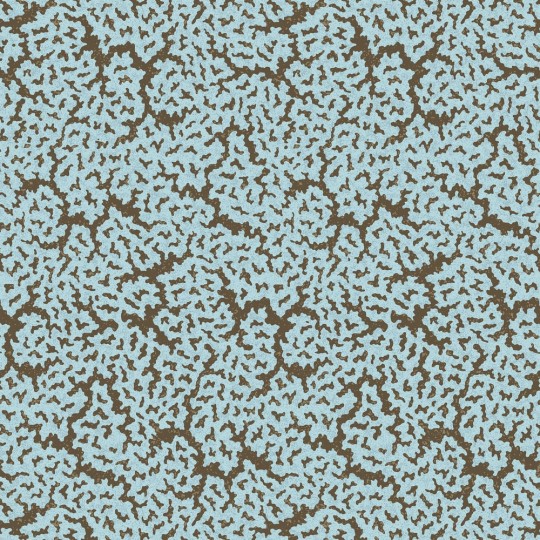 Thibaut T42045 Sojourn Maldives Spa Blue and Brown - tapeta w abstrakcyjny wzór inspirowany rafą koralową