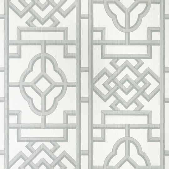 Thibaut T13310 Pavilion Gateway Grey - tapeta w geometryczny motyw