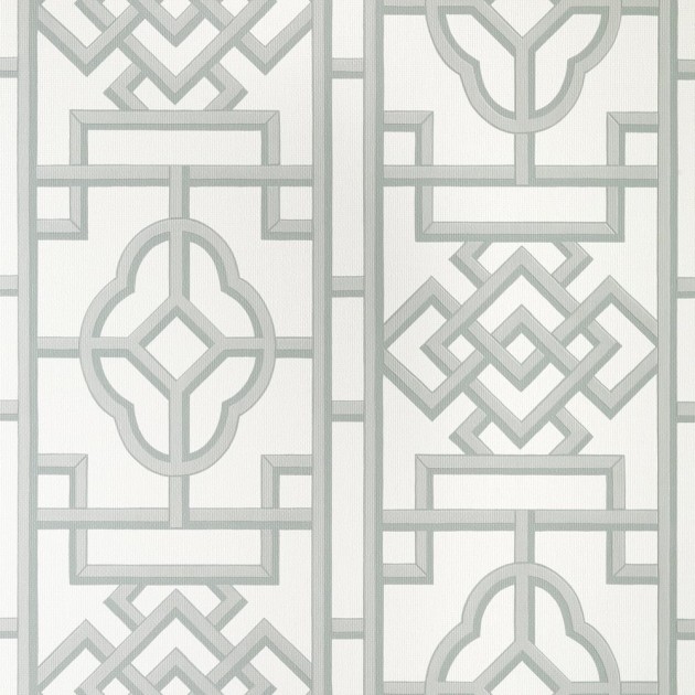 Thibaut T13310 Pavilion Gateway Grey - tapeta w geometryczny motyw