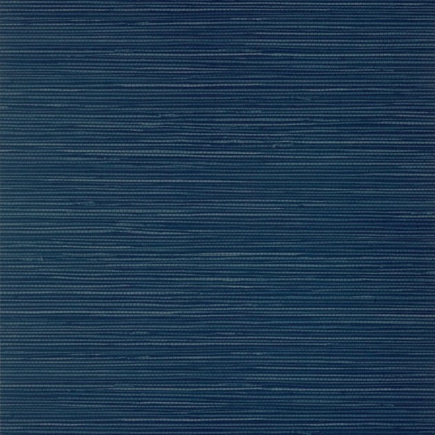 Thibaut T13342 Pavilion St. Thomas Navy - tapeta imitująca tkaninę trawiastą