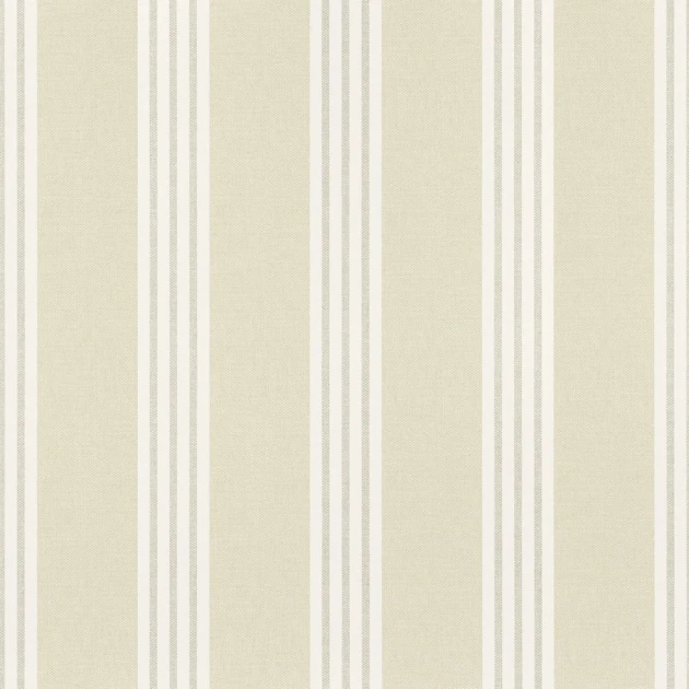 Thibaut T13356 Pavilion Canvas Stripe Beige - tapeta w paski na tle imitującym materiał