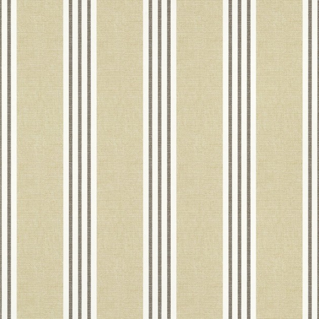 Thibaut T13358 Pavilion Canvas Stripe Black - tapeta w paski na tle imitującym materiał
