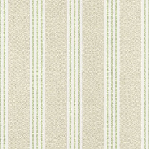 Thibaut T13361 Pavilion Canvas Stripe Green - tapeta w paski na tle imitującym materiał
