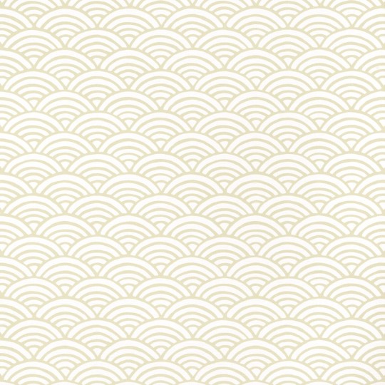 Thibaut T13372 Pavilion Maris Beige - tapeta w motyw japońskich fal