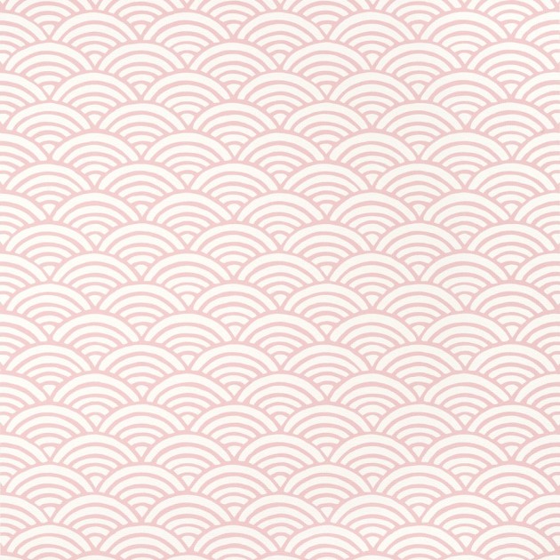 Thibaut T13373 Pavilion Maris Blush - tapeta w motyw japońskich fal