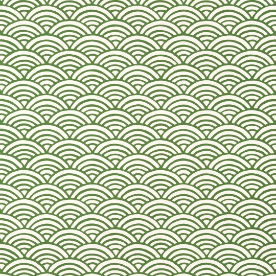 Thibaut T13376 Pavilion Maris Emerald - tapeta w motyw japońskich fal