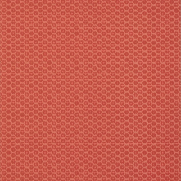 Thibaut T13394 Pavilion Akari Coral - tapeta w geometryczny wzór