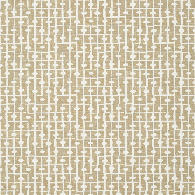 Thibaut T14308 Canopy Haven Wheat - tapeta strukturalna w geometryczny wzór