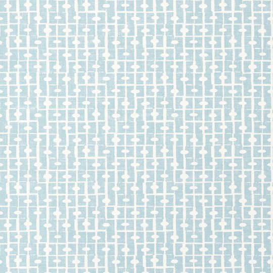 Thibaut T14313 Canopy Haven Spa Blue - tapeta strukturalna w geometryczny wzór