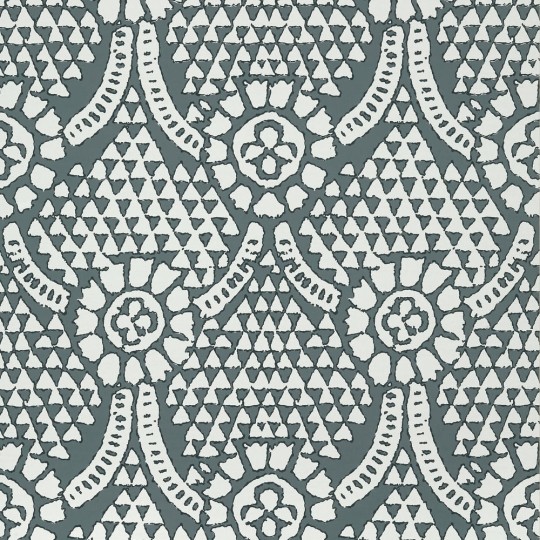 Thibaut T14317 Canopy Chamomile Grey - tapeta w ornamenty