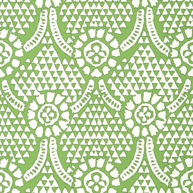 Thibaut T14318 Canopy Chamomile Green - tapeta w ornamenty