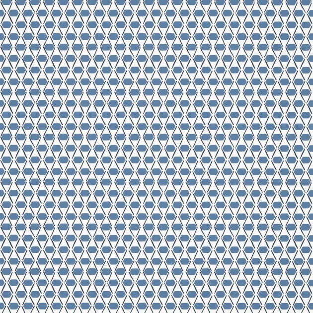 Thibaut T14326 Canopy Denver Blue - tapeta w geometryczny wzór