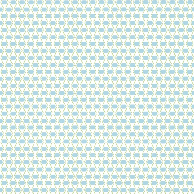 Thibaut T14328 Canopy Denver Spa Blue and Green - tapeta w geometryczny wzór
