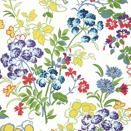 Thibaut T14341 Canopy Spring Garden Brights - tapeta w kwiaty
