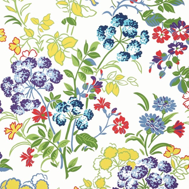 Thibaut T14341 Canopy Spring Garden Brights - tapeta w kwiaty